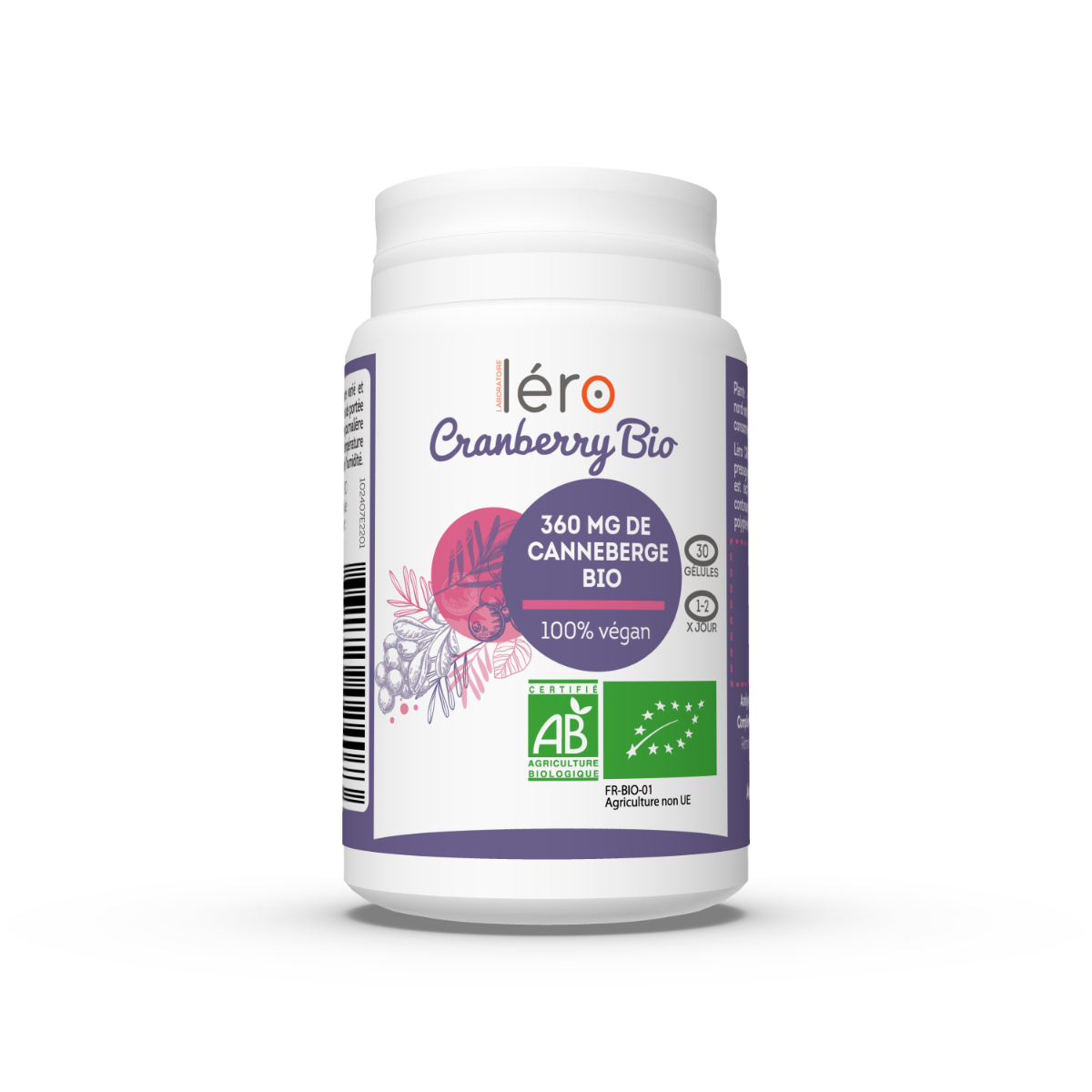 LERO CRANBERRY ORGANIC 30 CAPSULES