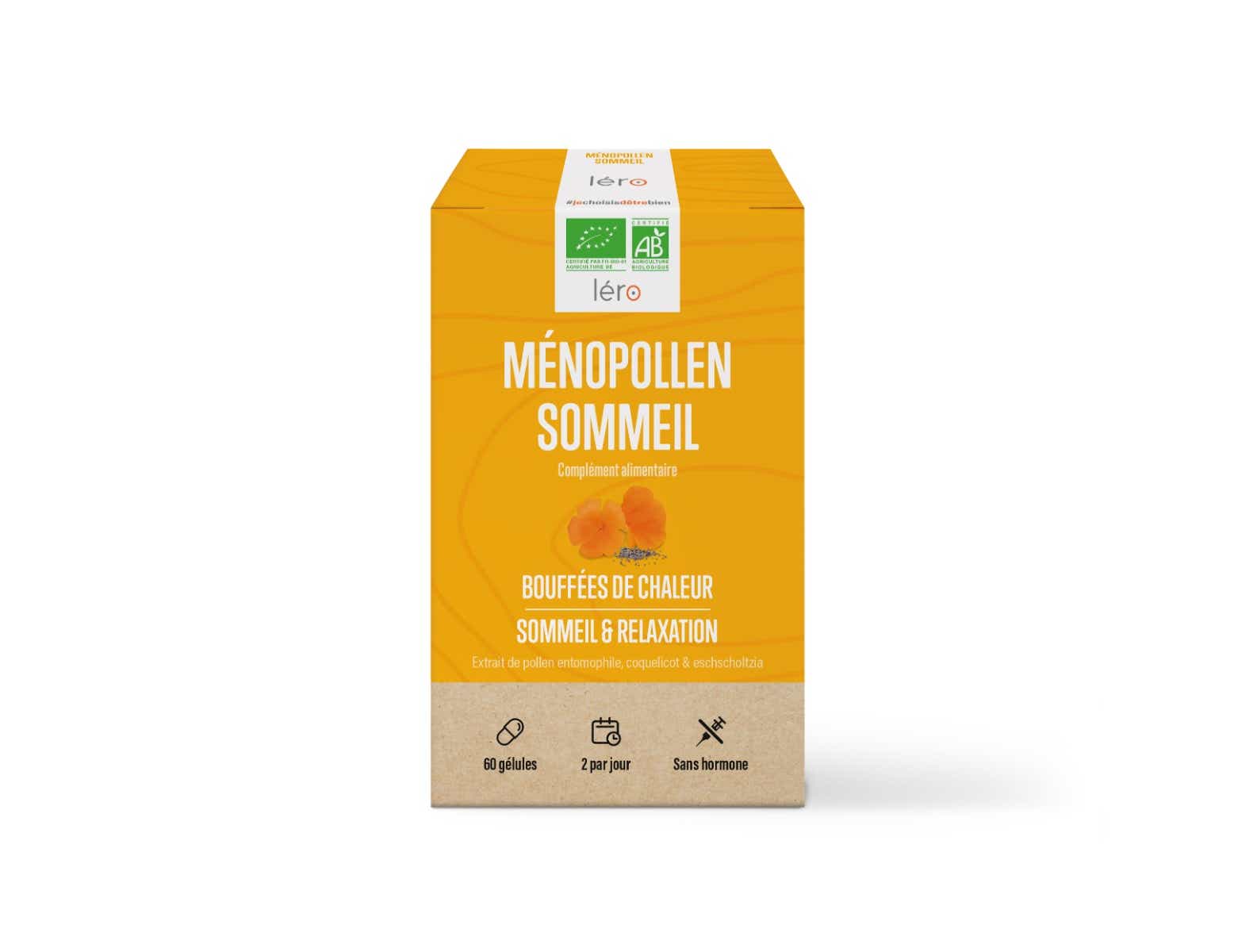 LERO MENOPOLLEN SLEEP HEAT FLASHES SLEEP RELAXATION 60 CAPSULES