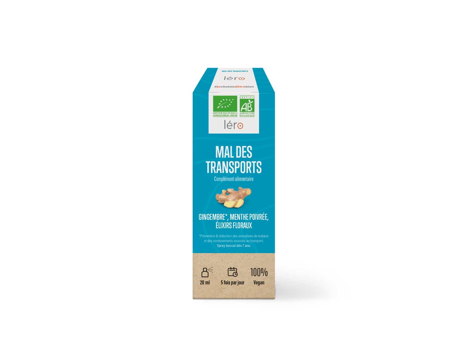 LERO SPRAY ORGANIC TRAVEL SICKNESS 20ML