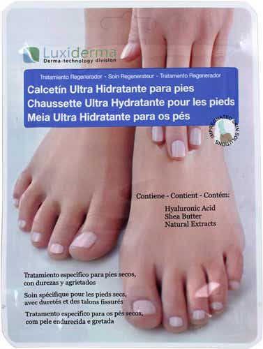 LUXIDERMA MOISTURIZING FOOT SOCKS