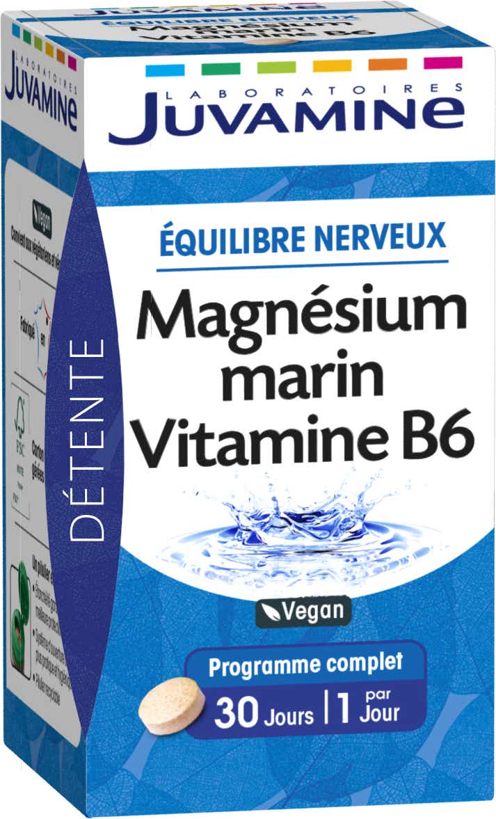MARINE MAGNESIUM VITAMIN B6 NERVOUS BALANCE 30 TABLETS