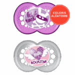 MAM ANATOMIC RUBBER PACIFIER DECOR 18 MONTHS 2 UNITS