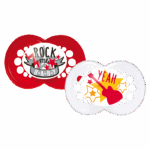 MAM PACIFIER TRENDY DECOR 18 MONTHS AND OVER 2 UNITS