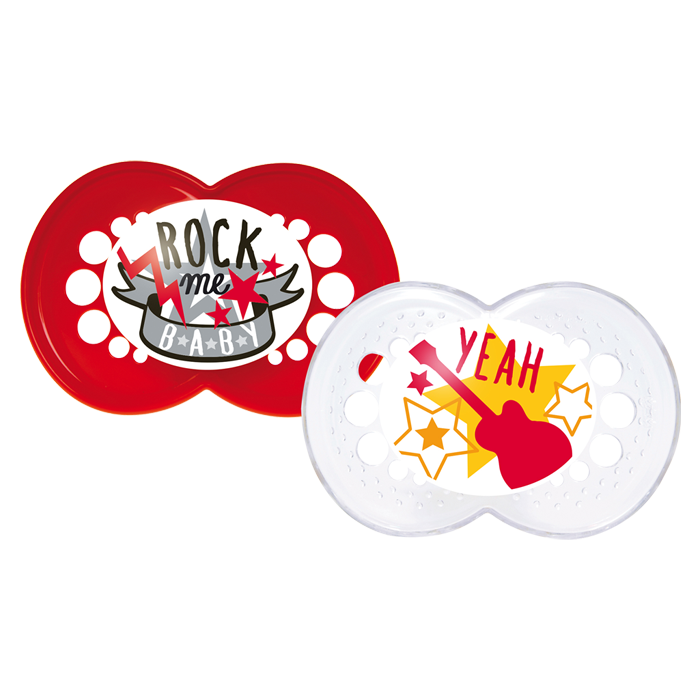 MAM PACIFIER TRENDY DECOR 18 MONTHS AND OVER 2 UNITS