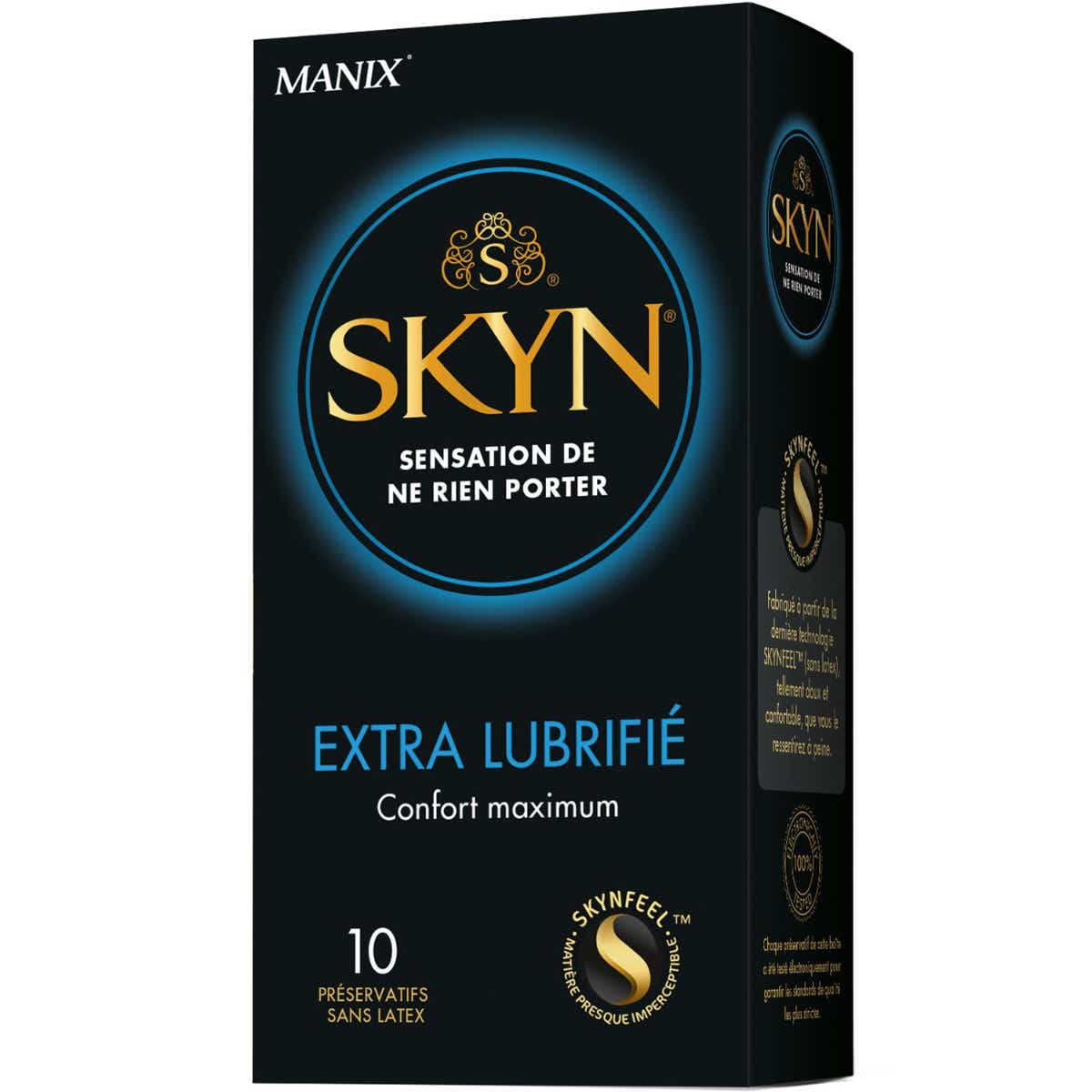 MANIX SKYNR EXTRA LUBRICATED 10 CONDOMS