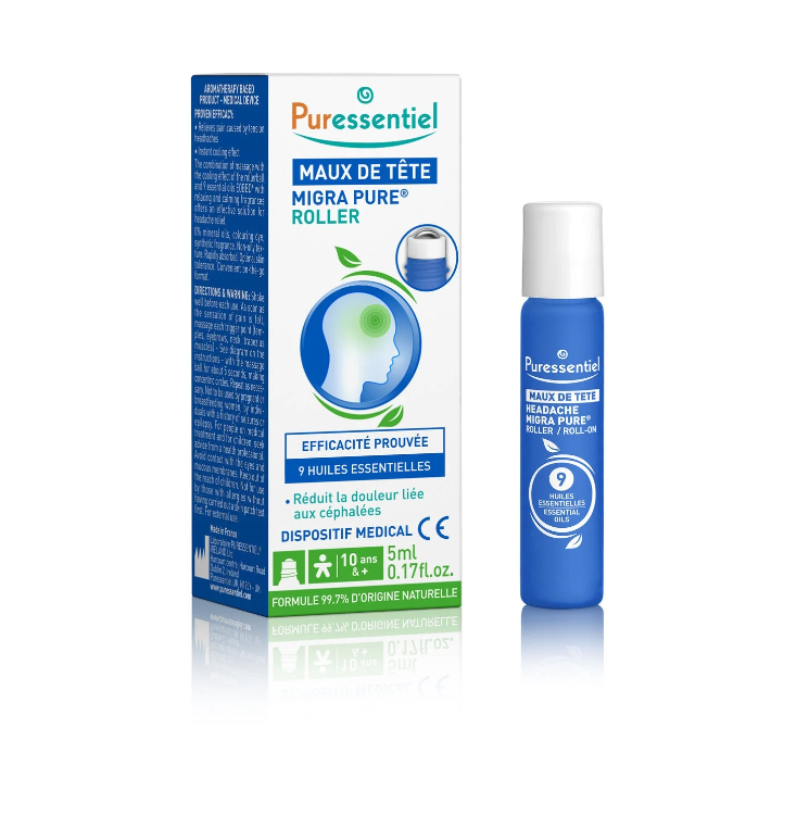 HEADACHE ROLLER WITH 9 ESSENTIAL OILS 5 ML
