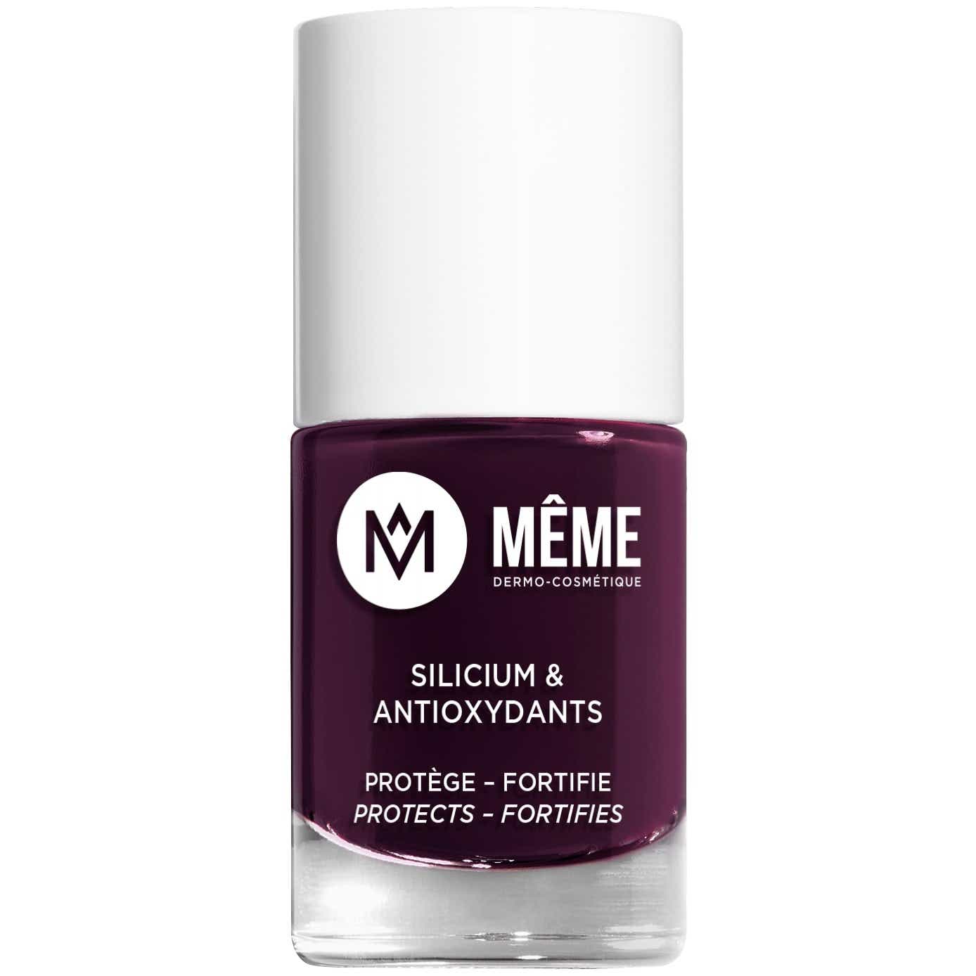 MEME COSMETICS SILICON NAIL POLISH EGGPLANT 08 10ML