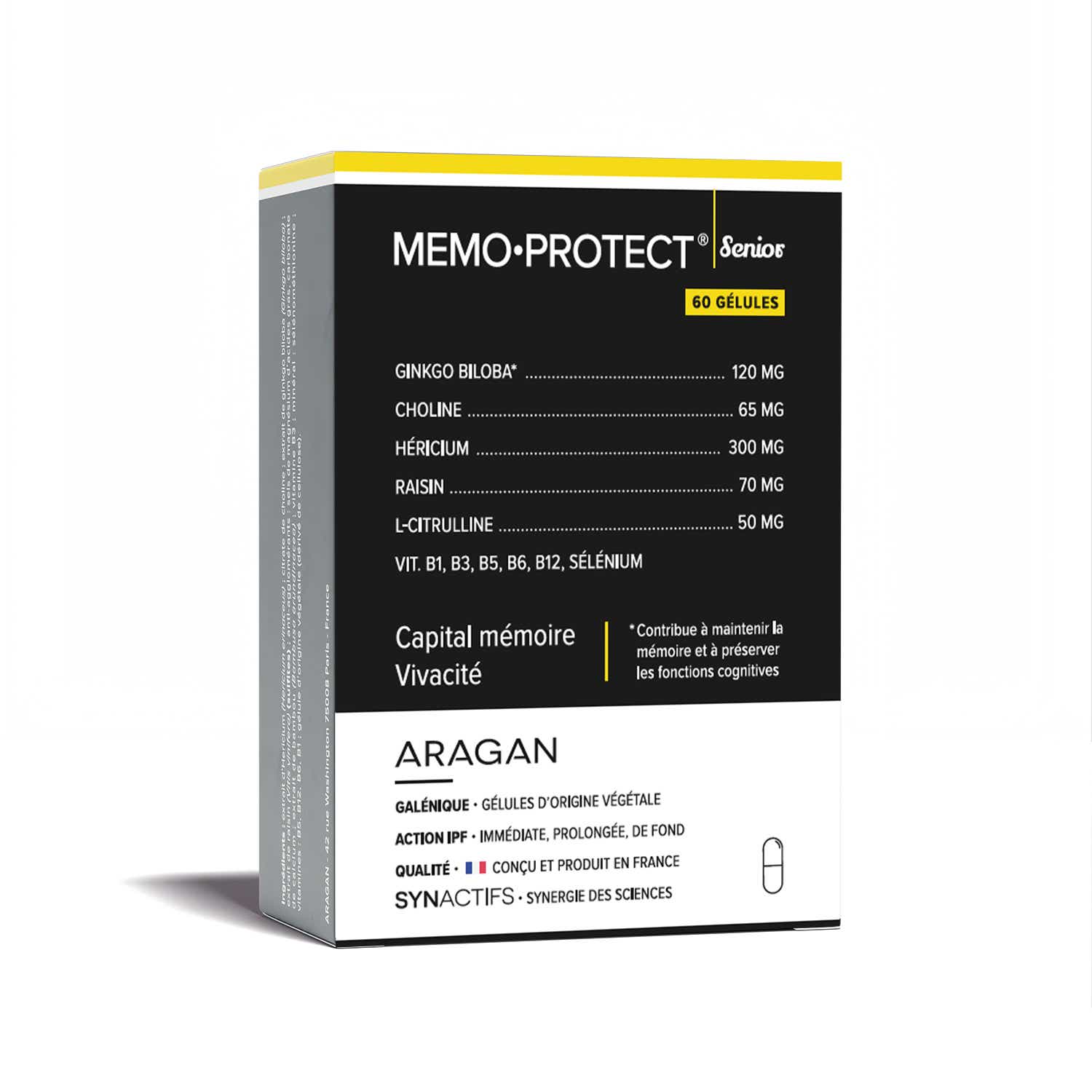 MEMOPROTECT MEMORY AND CONCENTRATION 60 CAPSULES