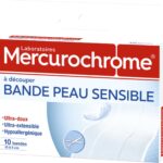 MERCUROCHROME DRESSING STRIPS FOR SENSITIVE SKIN 10 STRIPS