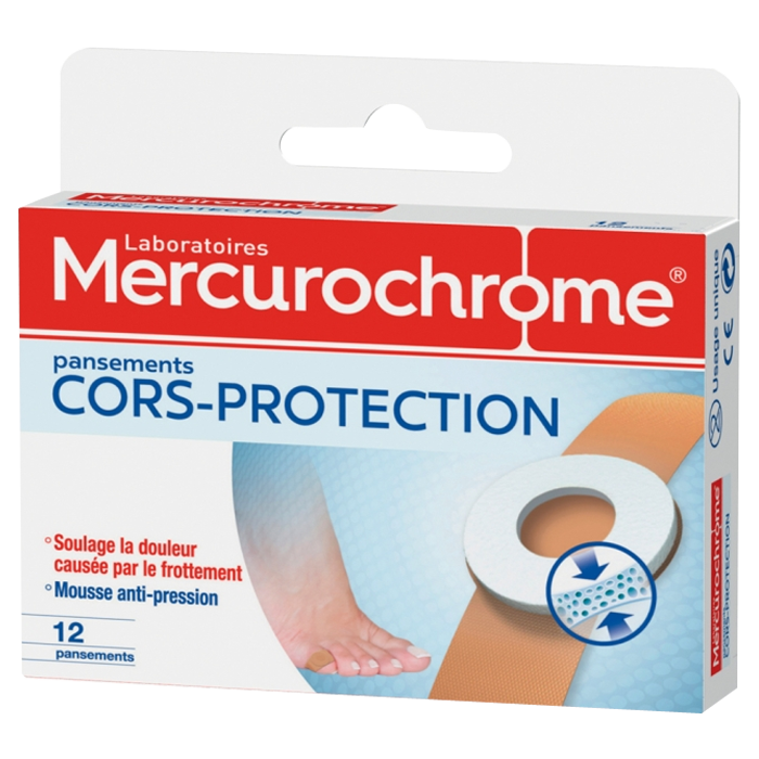 MERCUROCHROM CORS PROTECTION DRESSINGS 12 PIECES