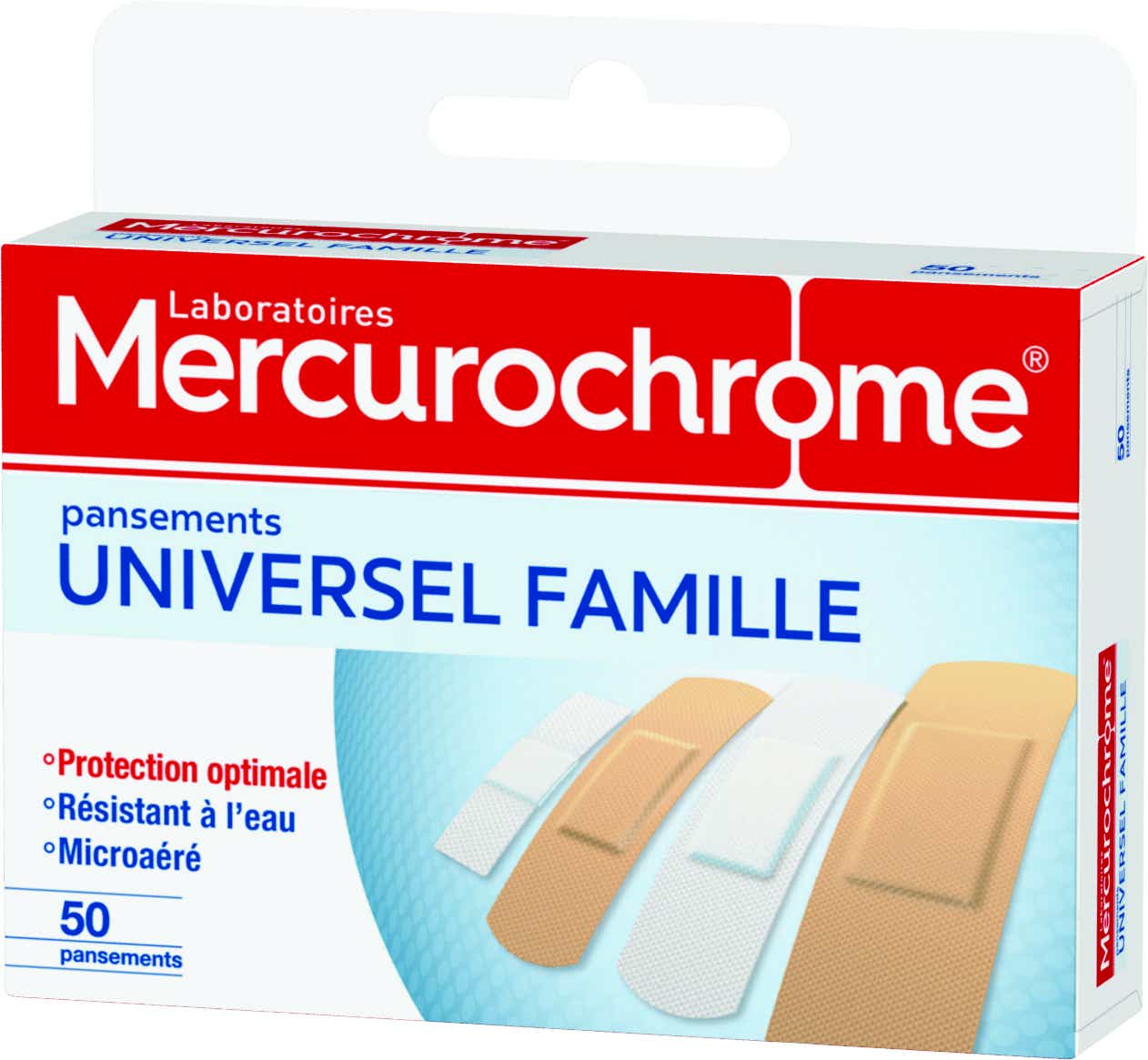 MERCUROCHROM UNIVERSAL FAMILY 50 DRESSINGS