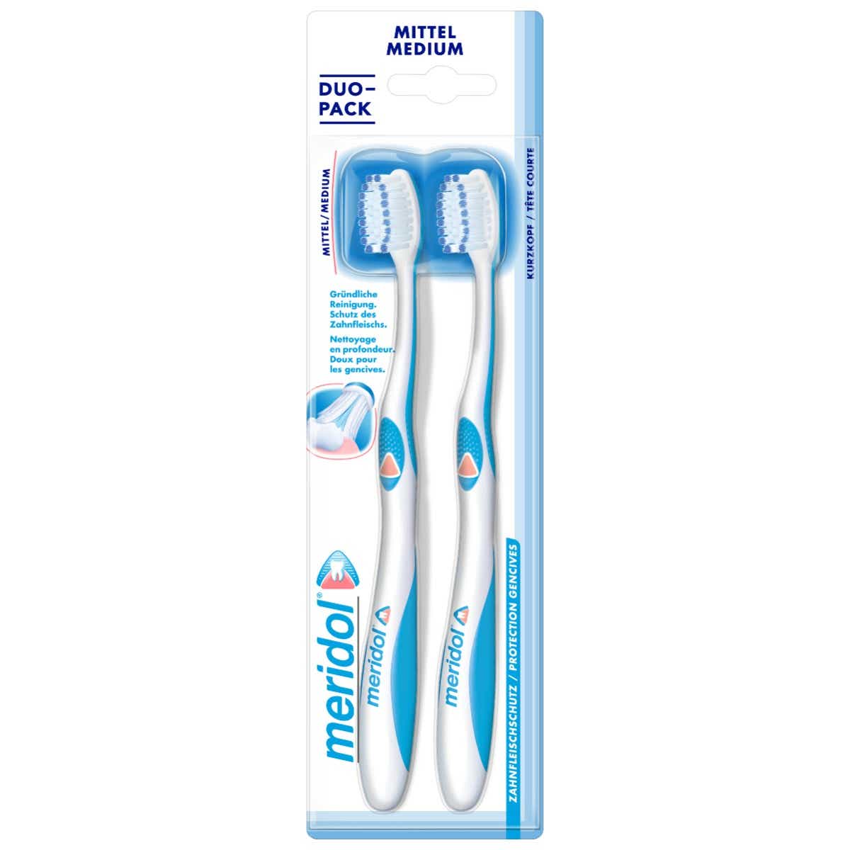 MERIDOL DUO MEDIUM TOOTHBRUSH