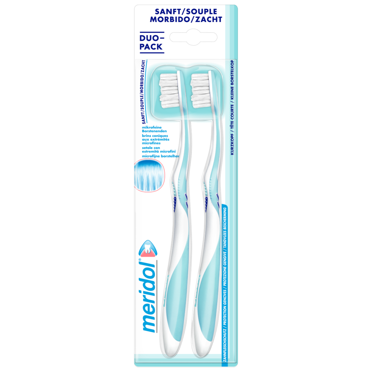 MERIDOL TOOTHBRUSH MERIDOL FRAGILE GUMS 2 UNITS