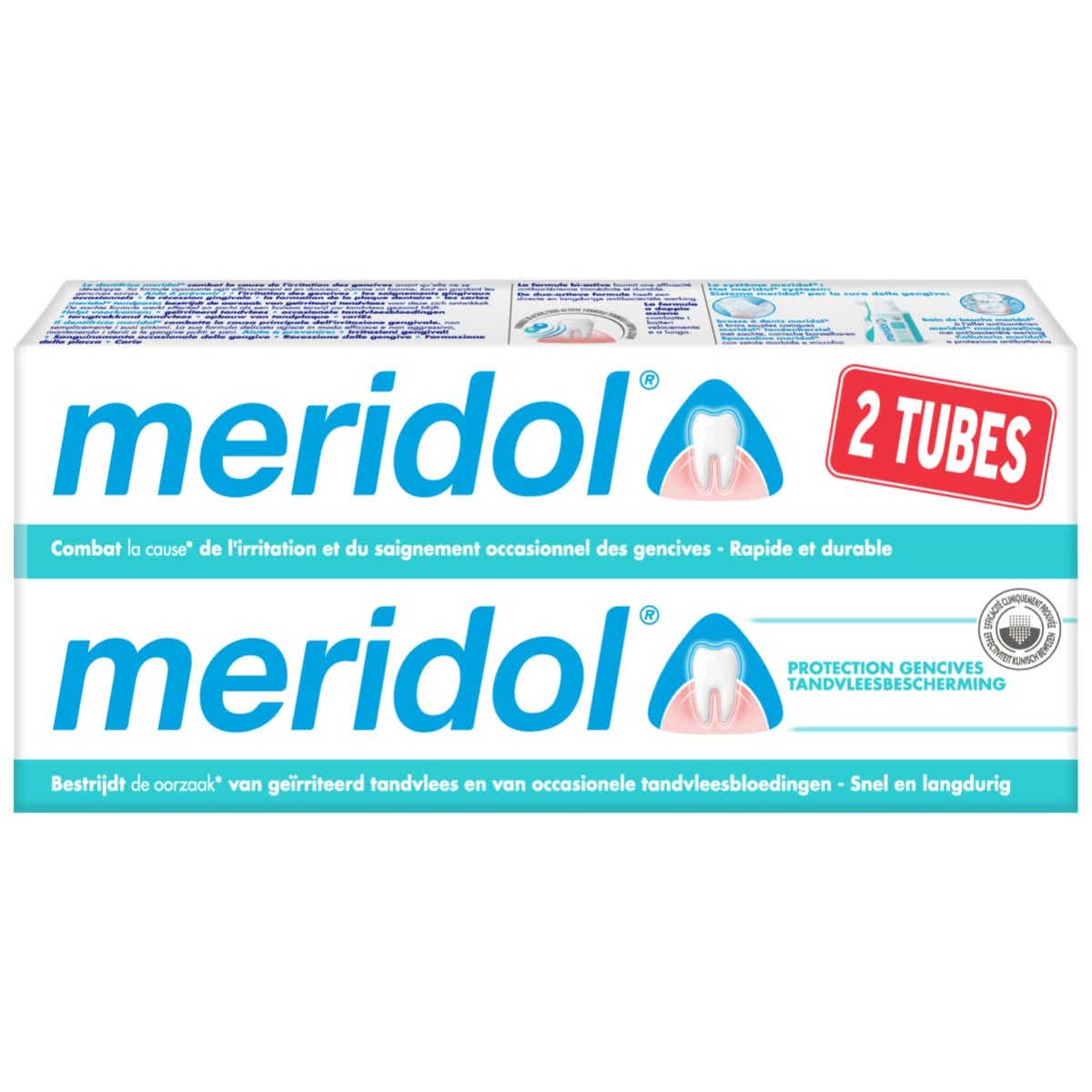 MERIDOL MERIDOL TOOTHPASTE IRRITATED GUMS 2X75ML