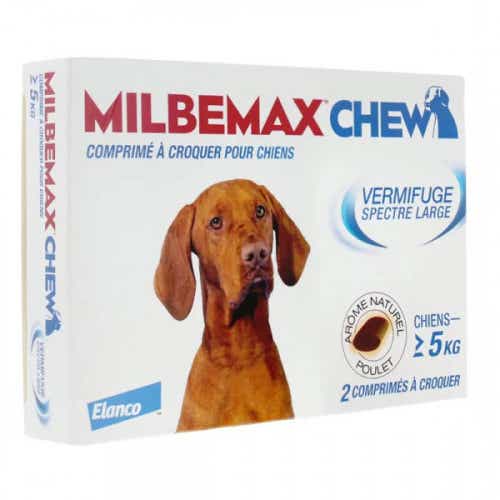 MILBEMAX DEWERMER BROAD SPECTRUM DOG 5KG AND MORE 2 TABLETS