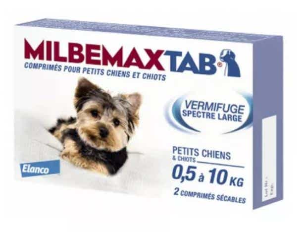 MILBEMAX DEWERMER BROAD SPECTRUM SMALL DOG ​​5KG 2 TABLETS