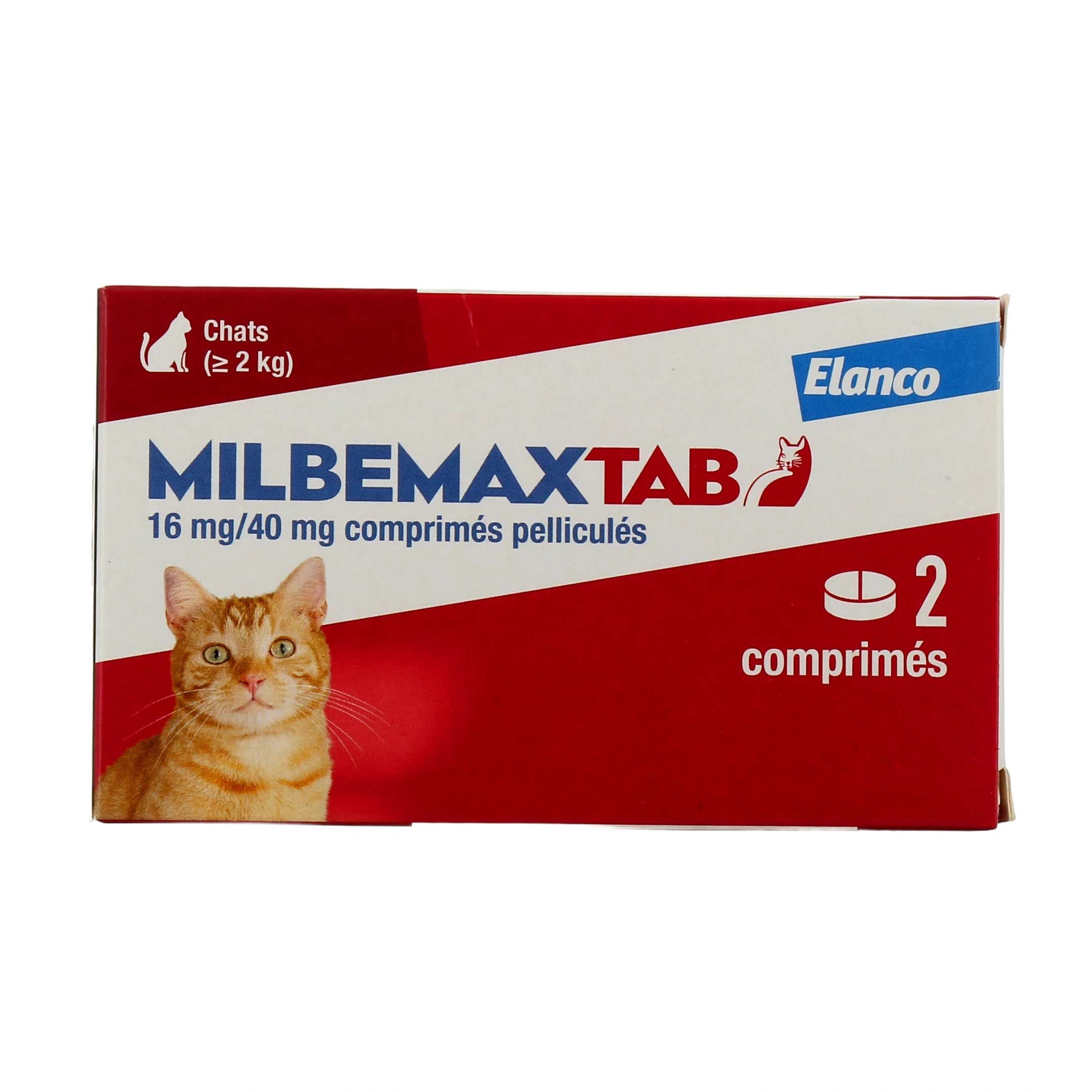 MILBEMAXTAB DEWERMER BROAD SPECTRUM SMALL CAT 2KG 2 TABLETS