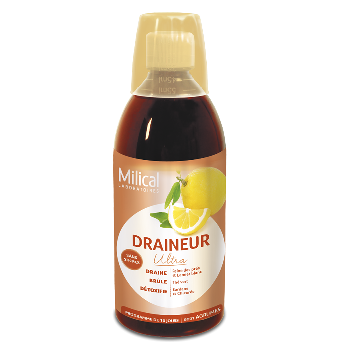 MILICAL SLIMMING DRAINER ULTRA CITRUS TASTE 500ML
