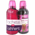 MILICAL SLIMMING DRAINER ULTRA BLACKCURRANT TASTE 2X500ML