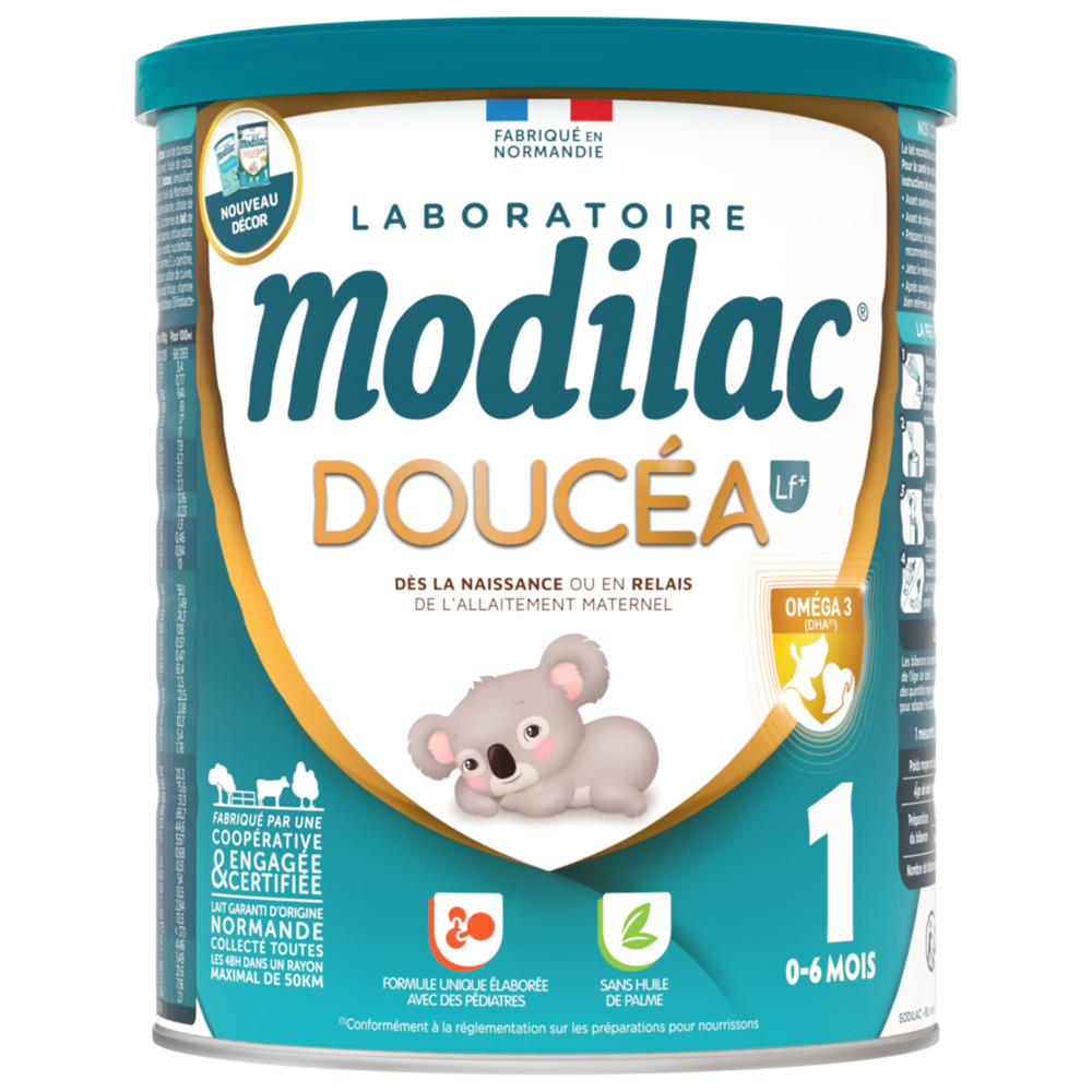 MODILAC DOUCEA MILK POWDER 1ST AGE FROM 0 TO 6 MONTHS 820G