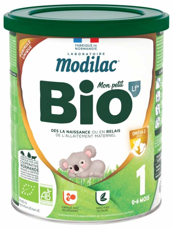 MODILAC ORGANIC MILK POWDER 1 0 6 MONTHS 800G
