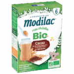 MODILAC MY ORGANIC COCOA CEREALS 6 MONTHS 250G
