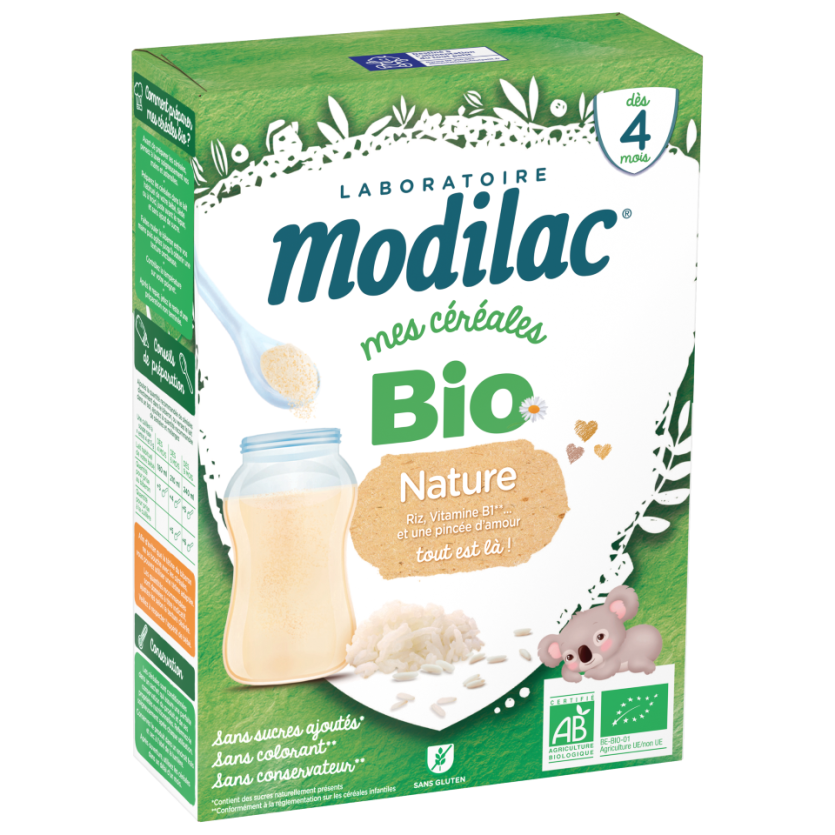MODILAC MY NATURE ORGANIC CEREALS FOR 6 MONTHS 250G