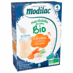 MODILAC MY ORGANIC CEREALS RICE CARROT 4 MONTHS 250G