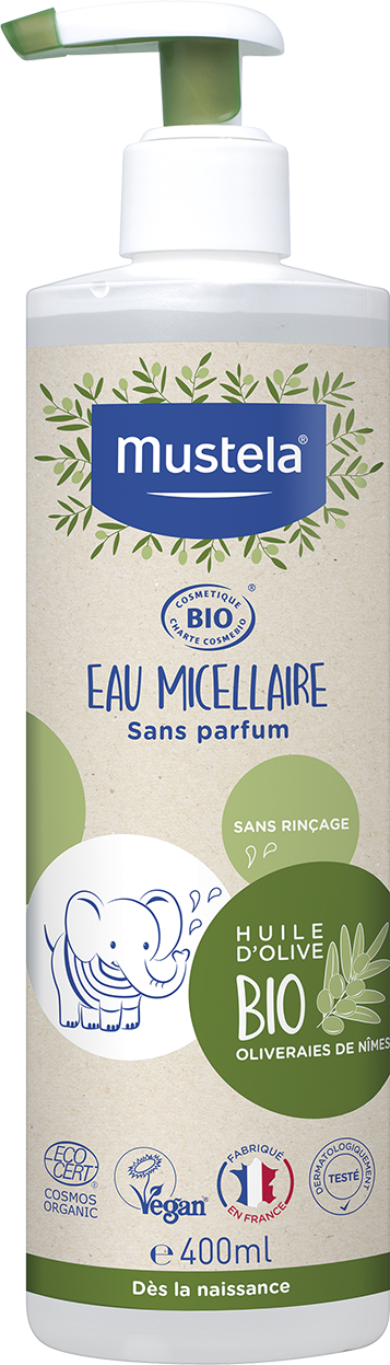 MUSTELA ORGANIC MICELLAR WATER 400 ML