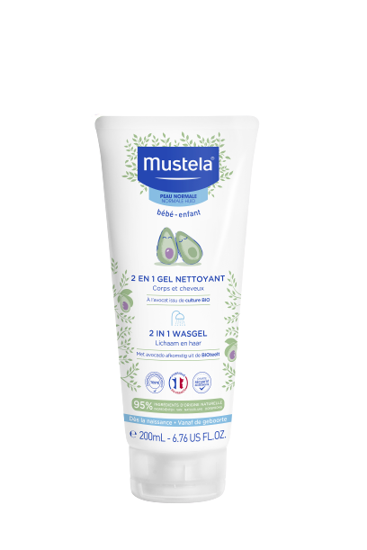 MUSTELA 2 IN 1 BODY AND HAIR CLEANSER GEL 200ML