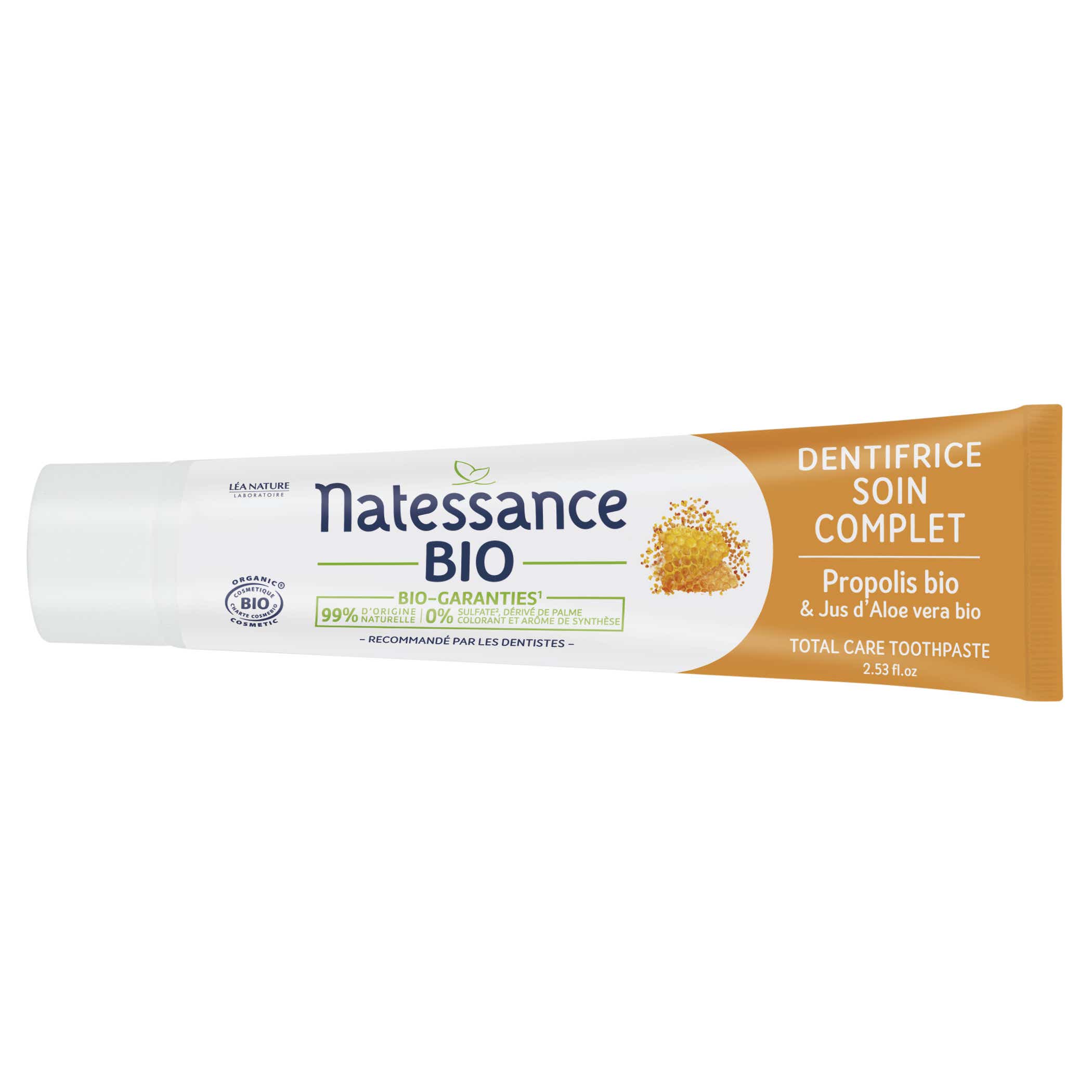 NATESSANCE TOOTHPASTE COMPLETE CARE ORGANIC PROPOLIS 75ML