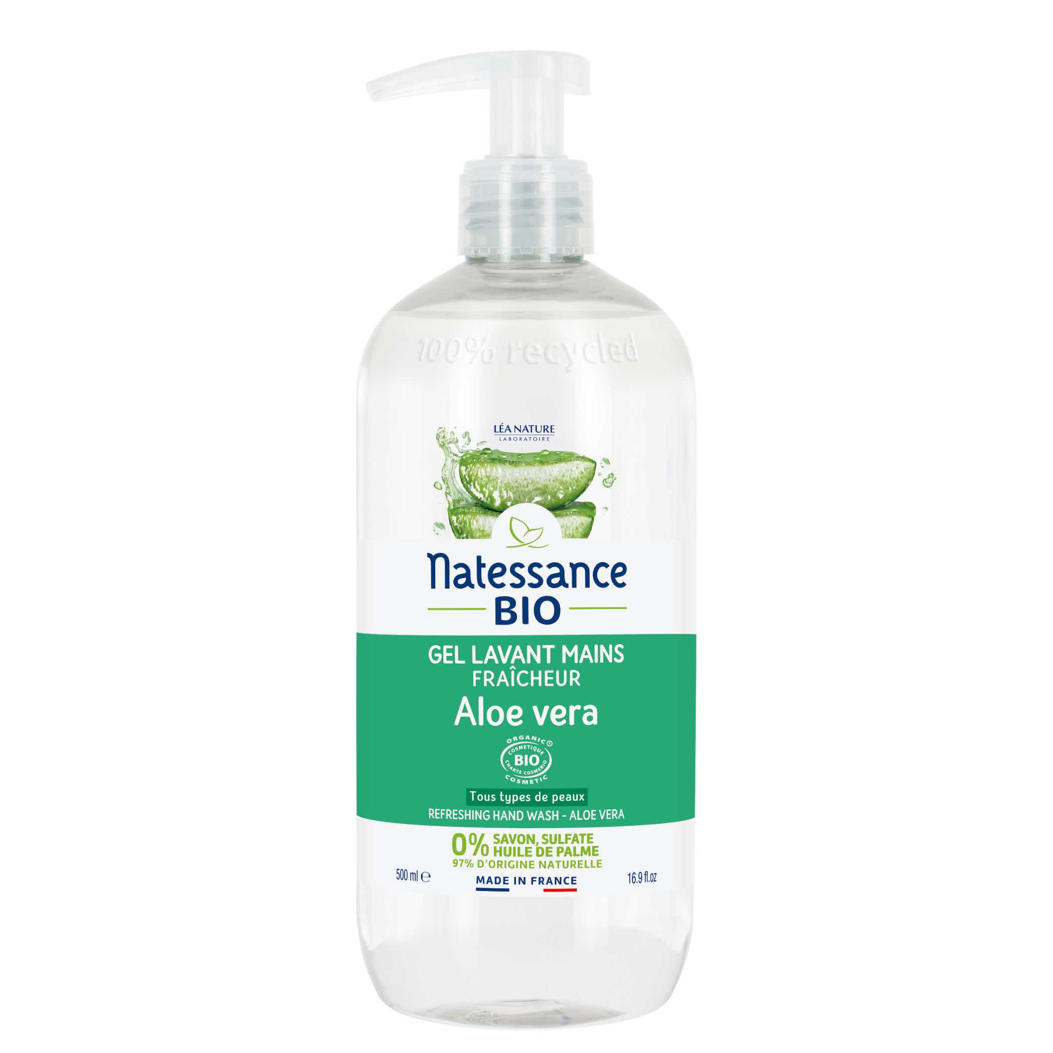 NATESSANCE ALOE VERA HAND WASH GEL 500ML