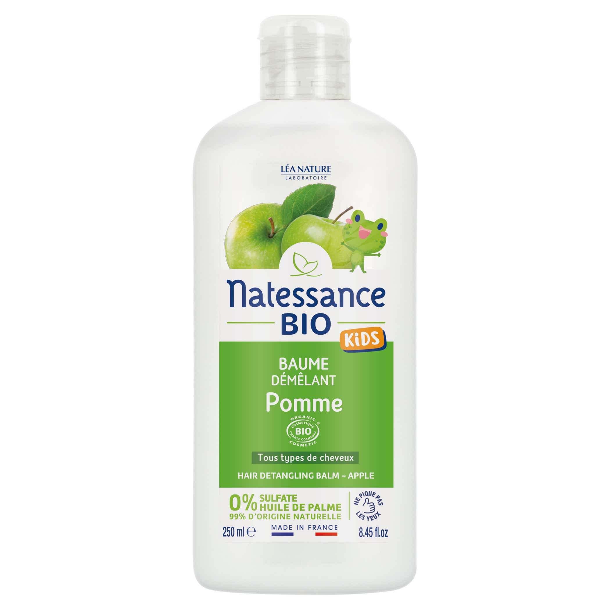 NATESSANCE KIDS ORGANIC APPLE DETANGLING BALM 250 ML
