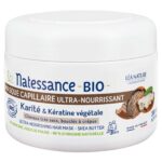 NATESSANCE ULTRA NOURISHING HAIR MASK ORGANIC SHEA AND VEGETABLE KERATIN VERY DRY FRIZZY OR CURLY HAIR 200ML