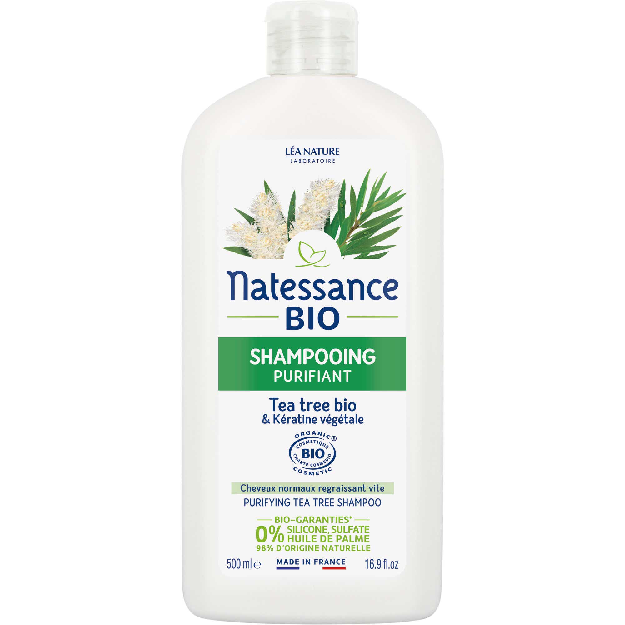 NATESSANCE TEA TREE PURIFYING BALANCING SHAMPOO 500ML