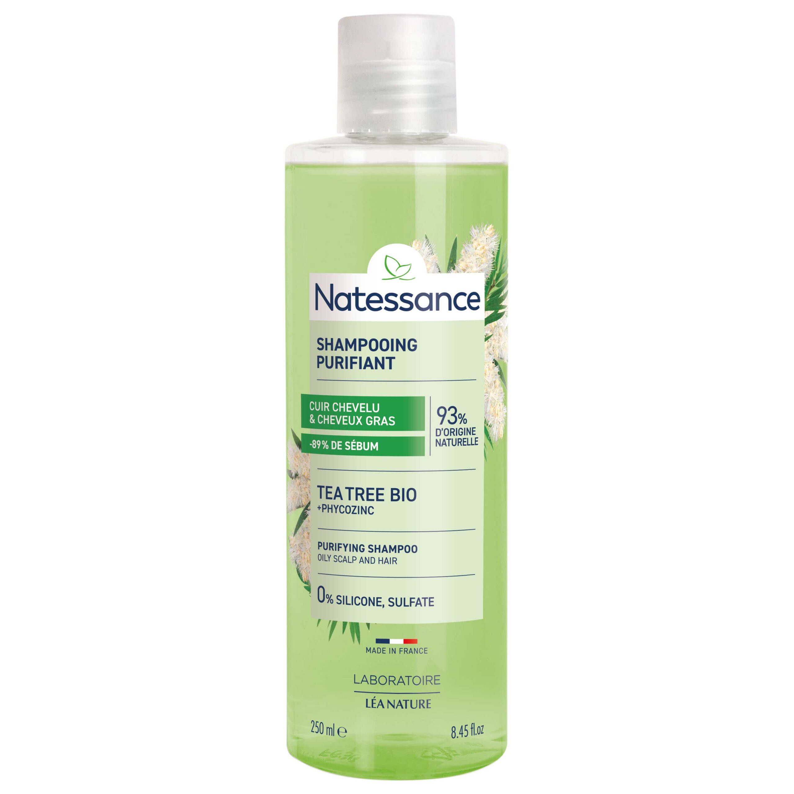 NATESSANCE TEA TREE PURIFYING BALANCING SHAMPOO 250ML