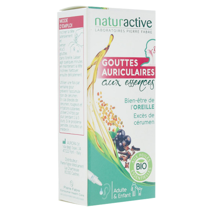 NATURACTIVE EAR DROPS WITH ORGANIC ESSENCES 10ML