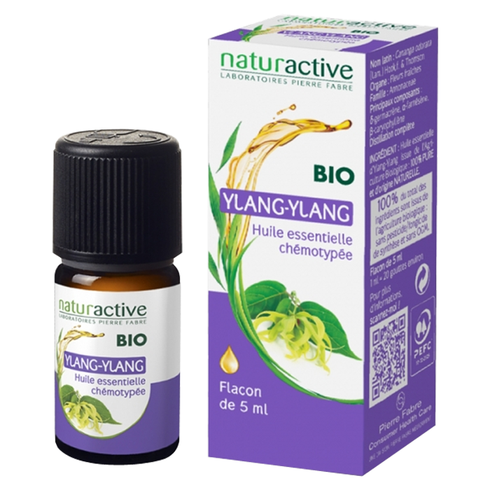 NATURACTIVE HE ORGANIC YLANG YLANG ESSENTIAL OIL 5 ML