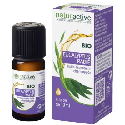 NATURACTIVE ORGANIC RADIATED EUCALYPTUS ESSENTIAL OIL 10 ML