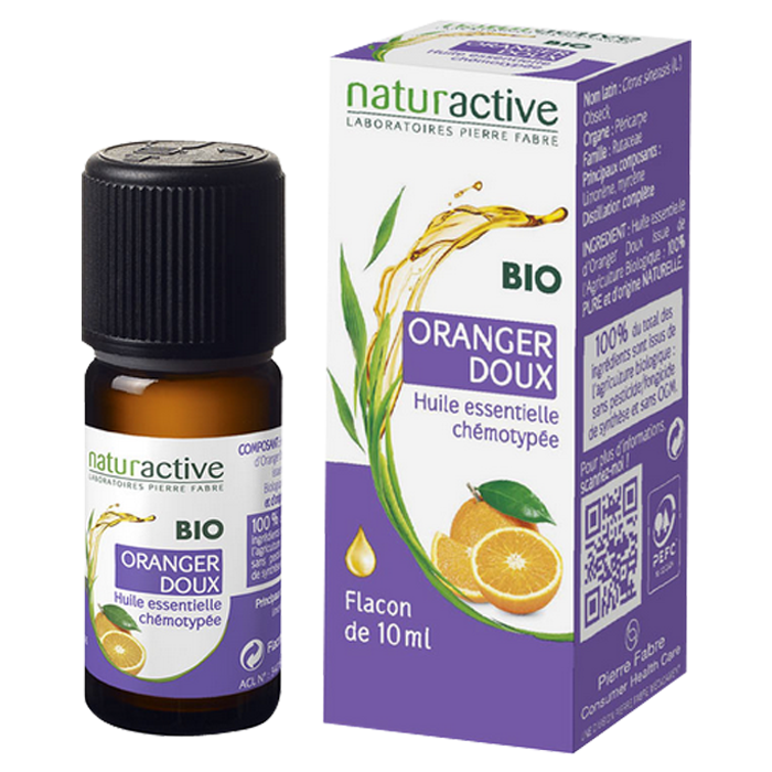 NATURACTIVE ORGANIC SWEET ORANGE ESSENTIAL OIL 10ML