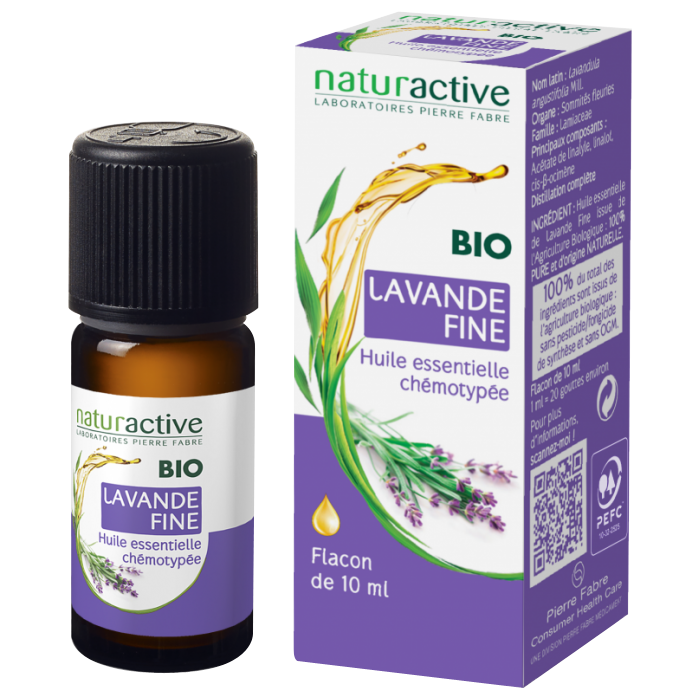NATURACTIVE FINE LAVENDER ORGANIC ESSENTIAL OIL 10ML
