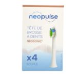 NEOSONIC SOFT WHITE TOOTHBRUSH HEAD 4 UNITS