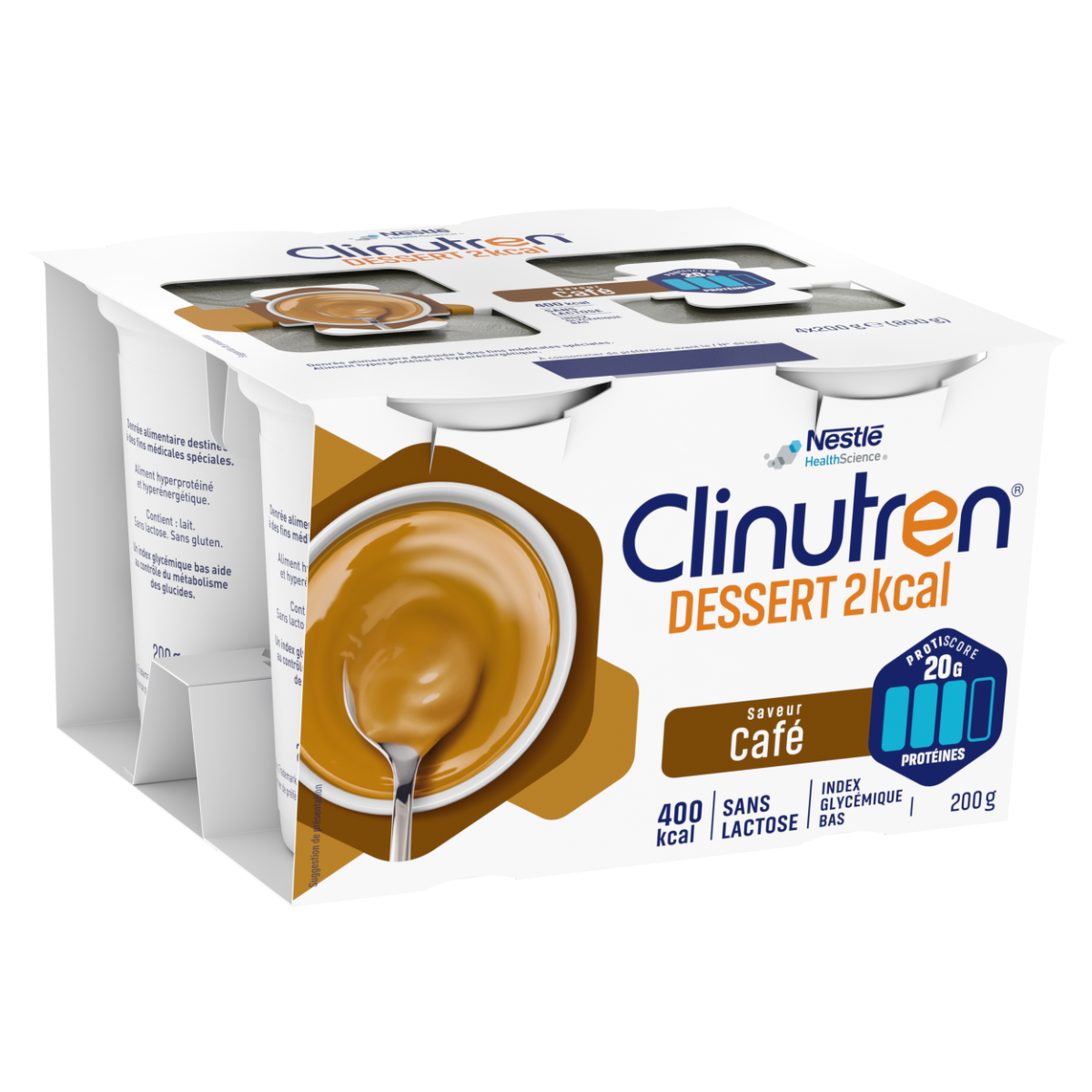 NESTLE HEALTH SCIENCE CLINOTREN HP HC DESSERT COFFEE FLAVOR 4X200G