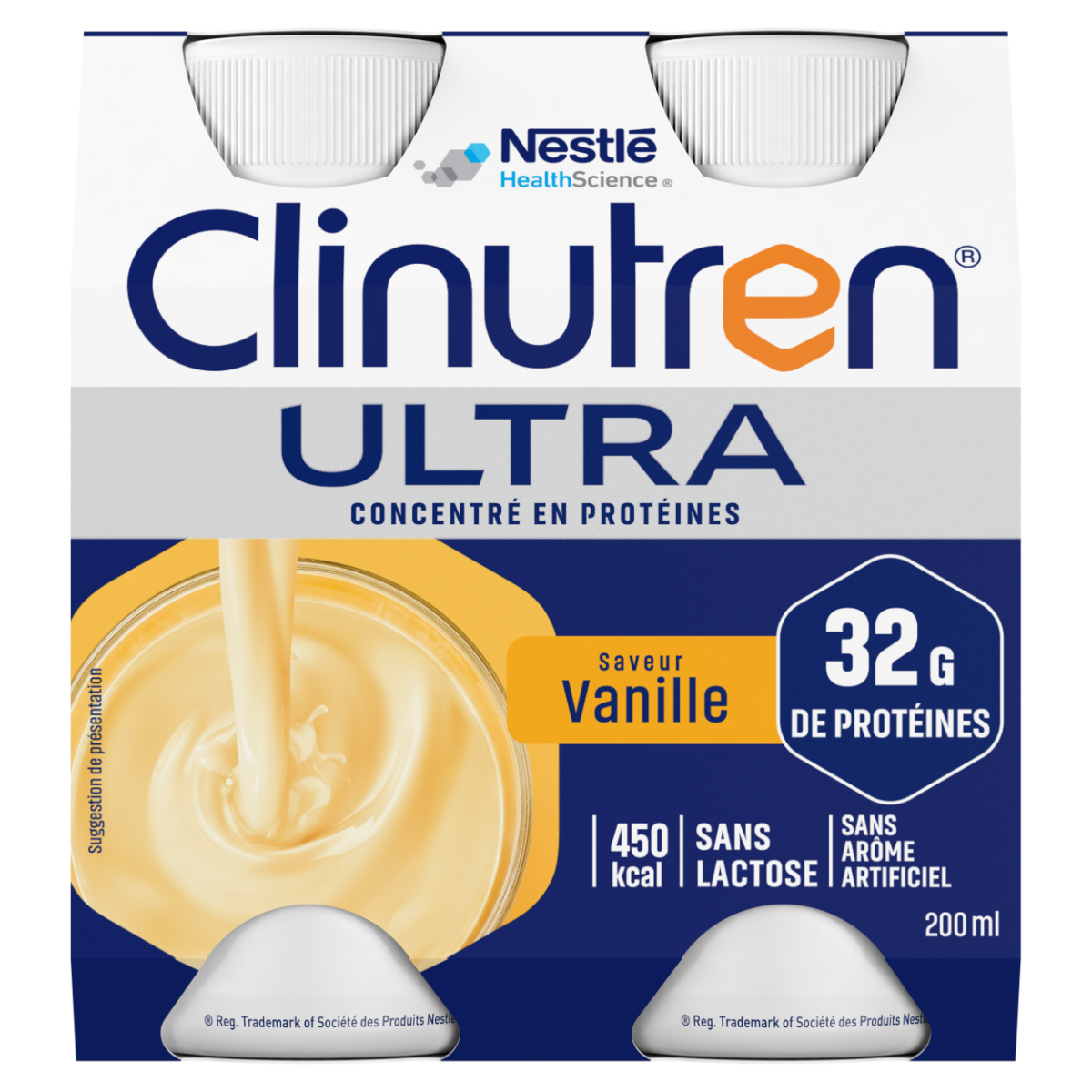 NESTLE HEALTH SCIENCE CLINUTEN ULTRA VANILLA FLAVOR 4X200ML