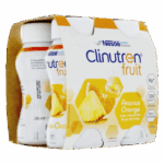 NESTLE HEALTH SCIENCE CLINUTREN FRUIT NUTRIENT PINEAPPLE ORANGE 4 BOTTLES OF 200ML