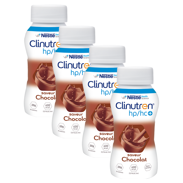 NESTLE HEALTH SCIENCE CLINUTREN HP HC NUTRIENT CHOCOLATE 4 BOTTLES OF 200ML