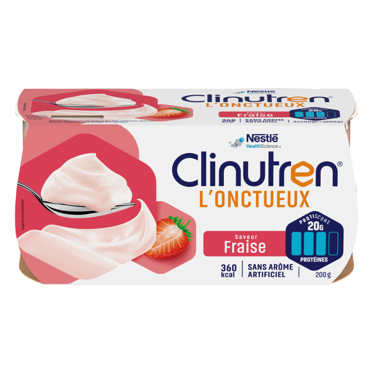 NESTLE HEALTH SCIENCE CLINUTREN L SMOOTH STRAWBERRY FLAVOR 4X200G
