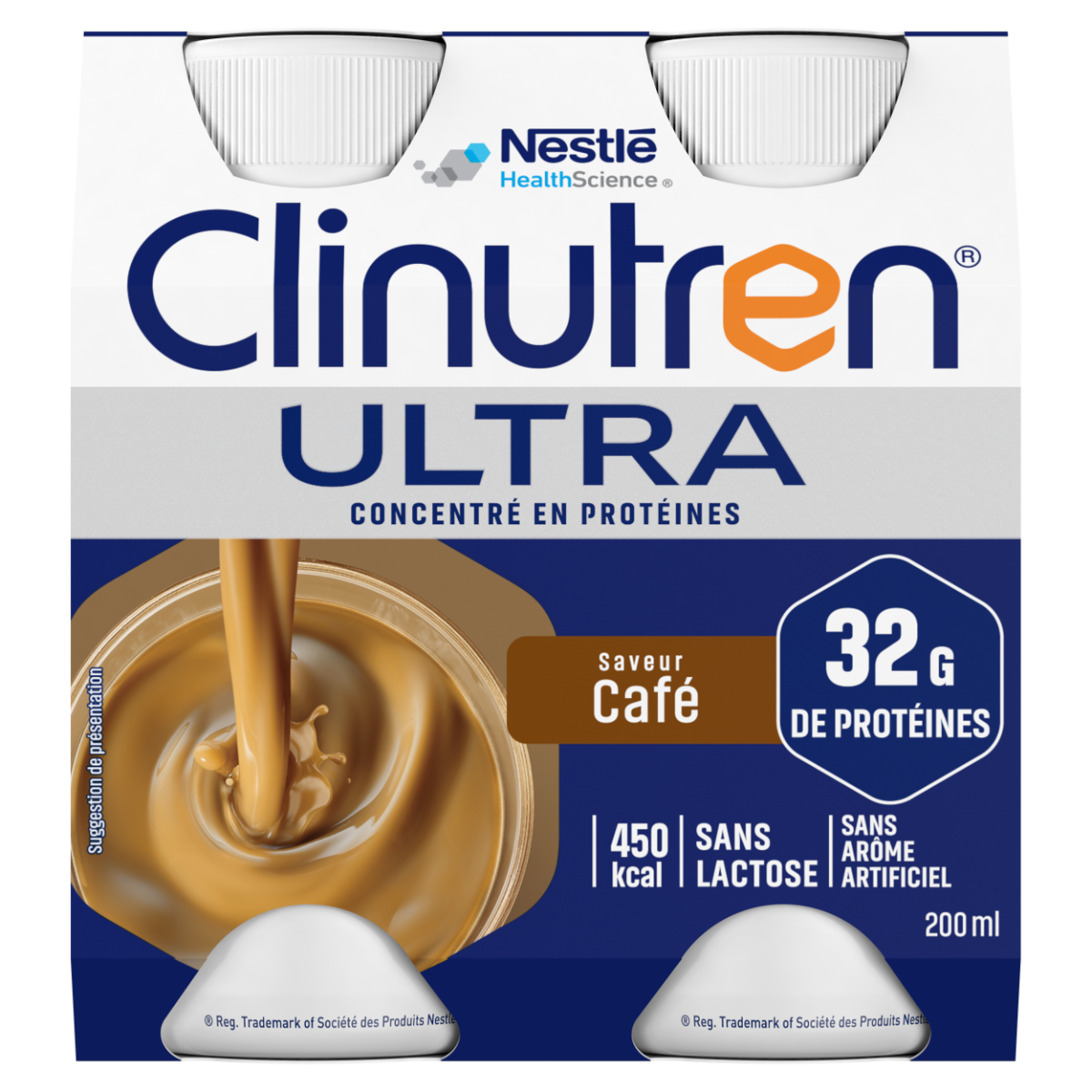 NESTLE HEALTH SCIENCE CLINUTREN ULTRA COFFEE FLAVOR X4 200ML