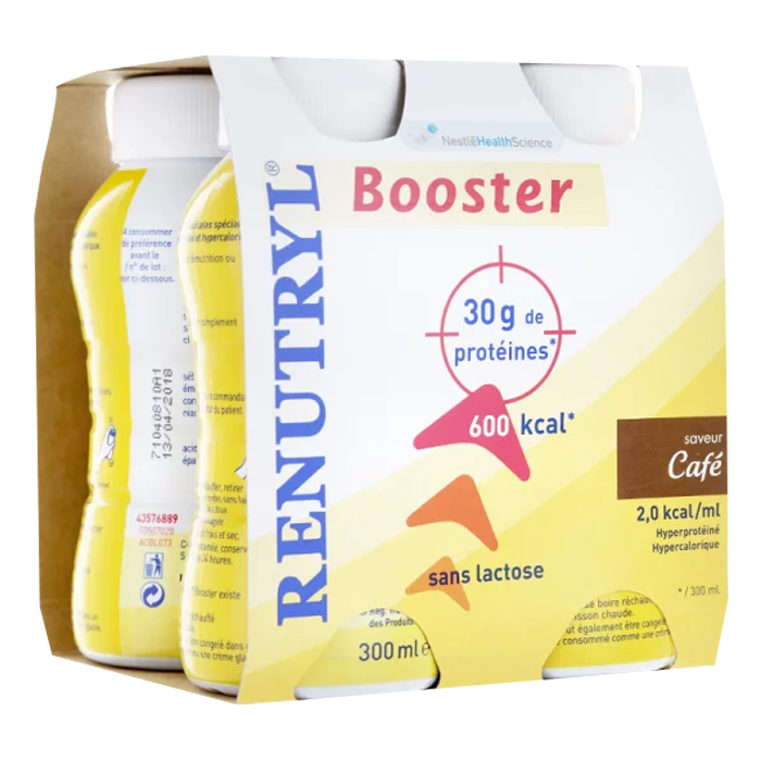 NESTLE HEALTH SCIENCE RENUTRYL COFFEE FLAVOR CONCENTRATE 4 BOTTLES OF 300ML