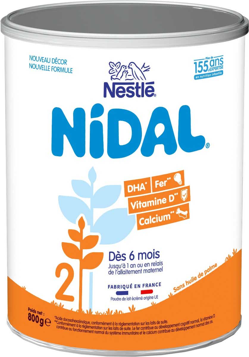 NESTLE NIDAL 2 6 TO 12 MONTHS 800G